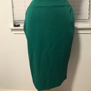 Emerald Green skirt SZ 20! One time one day wear